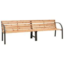 Twin Patio Bench 94.9" Chinese Fir Wood