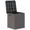 Garden Storage Box 23.8 gal Brown