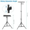 Laptop Projector Tripod Stand Adjustable Height Notebook Floor Stand Portable Computer DJ Equipment Holder Mount