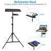 Laptop Projector Tripod Stand Adjustable Height Notebook Floor Stand Portable Computer DJ Equipment Holder Mount