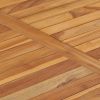 Garden Dining Table 47.2"x25.6"x31.5" Solid Teak Wood
