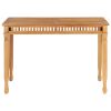 Garden Dining Table 47.2"x25.6"x31.5" Solid Teak Wood