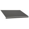 Awning Top Sunshade Canvas Anthracite 137.8"x250"