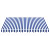 Awning Top Sunshade Canvas Blue & White 118.1"x250"