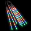 Meteor Lights 8 pcs 11.8" Colorful 192 LEDs Indoor Outdoor