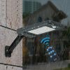 60 LED Solar Power Outdoor Garden Wall Lamp Waterproof