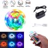 Plastic 150-LED SMD3528 24W RGB IR44 Light Strip Set with IR Remote Controller (White Lamp Plate)