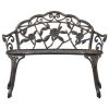 Bistro Bench 39.4" Bronze Cast Aluminium