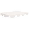 Replacement Canopy for Garden Swing White 89"x73.2" 270 g/m2
