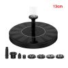 Mini Solar Water Fountain Pool Pond Waterfall Fountain Garden Decoration Outdoor Bird Bath Solar Powered Fountain Floating Water