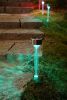 Solar Landscape Lights Transparent Decorative Waterproof, 10 Pack Solar Powered Pathway Lights