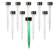 Solar Landscape Lights Transparent Decorative Waterproof, 10 Pack Solar Powered Pathway Lights