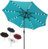 9' SolarUmbrella  with 32 LED Lights