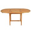 5 Piece Garden Dining Set Solid Teak Wood