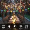 36FT 60 LED Solar String Light USB Party Xmas Yard Patio Garden Waterproof Decor; Solar Powered Patio Lights for Garden Yard Porch Wedding Party Decor