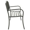 Garden Bench 49.2" Steel Gray